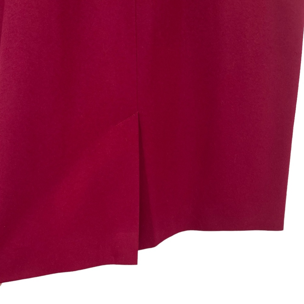Pendleton Red Wool Skirt - Picture 4 of 6